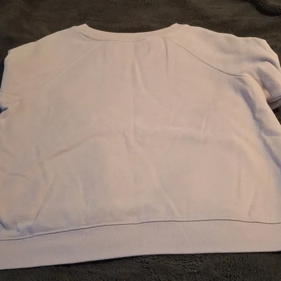 Calvin Klein Light Purple Logo Crewneck Sweatshirt - Picture 6 of 7